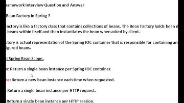 WHAT IS BEAN FACTORY IN SPRING