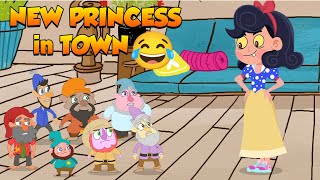 Something is Different About Snow White  THE NEW PRINCESS in TOWN  Cool School Cartoons for Kids