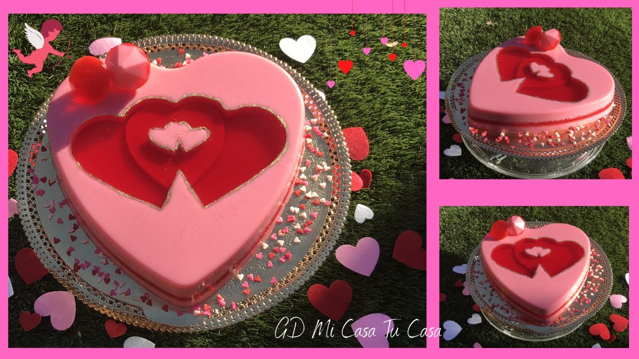 💥Como Hacer GELATINA CORAZON 💞 Para SAN VALENTIN || POSTRE POCOS INGREDIENTES y ECONOMICO❤️