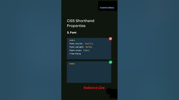 CSS shorthand property #html #css #website #webdevelopment #developers #programming #javascript #yt