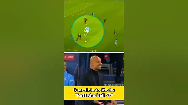 Pep Guardiola losing his cool with De Bruyne 🤬 #shorts