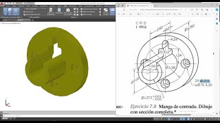 Manga de Centrado en AutoCAD 2019 by DISEÑO MECÁNICO PARA TI 186 views 9 days ago 14 minutes, 7 seconds