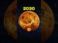 Venus 2030 vs 4.5 Billion Years Ago 🔥 #shorts  #space #venus