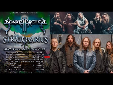 STRATOVARIUS / SONATA ARCTICA Nordic Power Metal Titans Tour w/ ARION, HORIZON IGNITED
