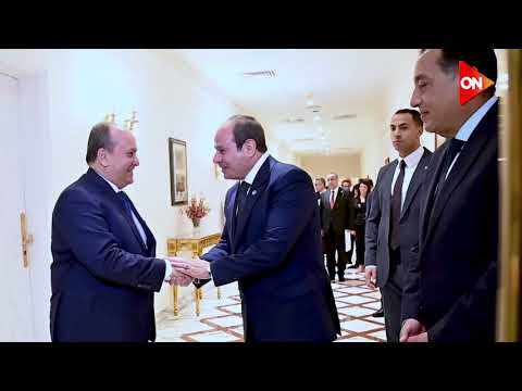 الرئيس السيسي يلتقي الوزير الأول للجزائر والرئيس التنفيذي لشركة إيني الإيطالية