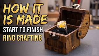 How to Make an Artisan Ring from Scratch  Silent Crafting  ASMR