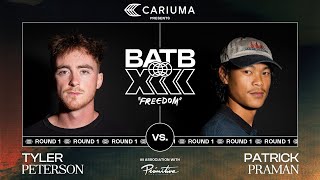 BATB 13: Tyler Peterson Vs. Patrick Praman - Round 1: Battle At The Berrics Presented By Cariuma