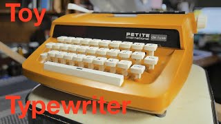 Typewriter Video Series - Episode 231: Petite Toy Typewriter