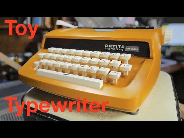 Typewriter Video Series - Episode 231: Petite Toy Typewriter 