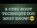 A Cool Technique to Get the Cube Root of a Perfect Cube in just 3 seconds - Henyo Serye part 1