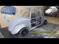 Homemade a Mini Volkswagen Beetle - Part 9. (Make Body using PVC Pipe)