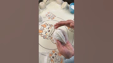 How to fold perfect dumplings style #streetfood #dumplings
