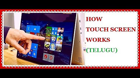 How the touch screen works | types of touch screens