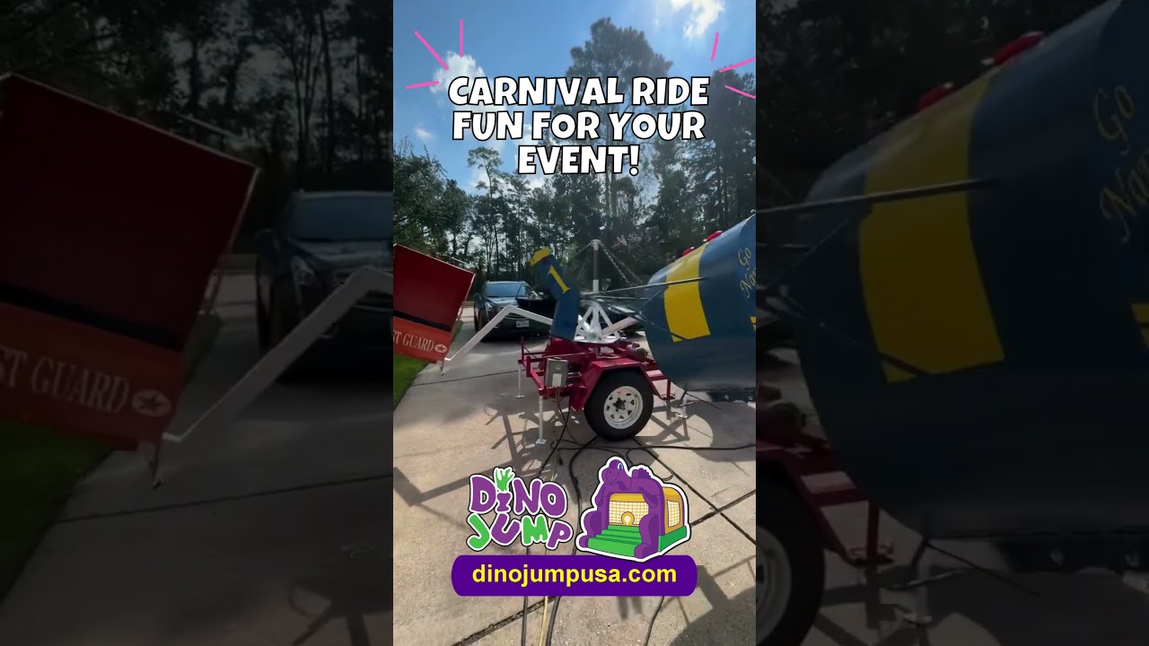 Carnival Ride Rental Houston - Kiddie Helicopter Amusement Ride
