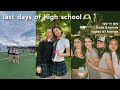 last days of high school - SENIOR YEAR VLOG! spy vs. spy, track &amp; tennis, nights with friends💌
