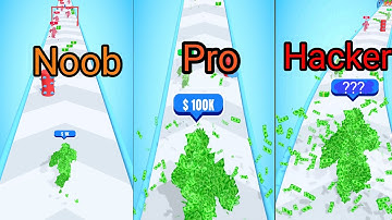 NOOB vs PRO vs HACKER| Money Level Up 3D | android games