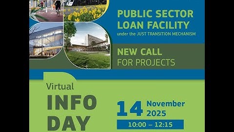 Info day Public Sector Loan Facility - 2025-2026 Call