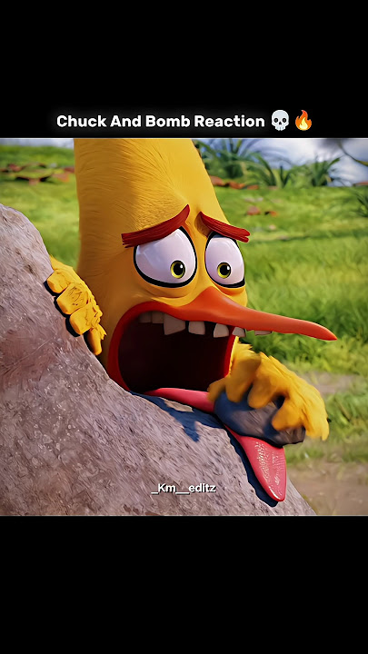 Chuck and Bomb Reaction 💀🔥 | Angry birds edit | #shorts #edit |