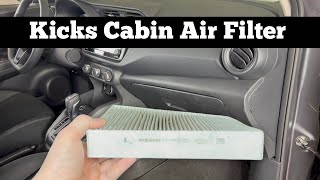 How To Replace 2018 - 2023 Nissan Kicks Cabin Air Filter - Change AC Filter Replacement Location