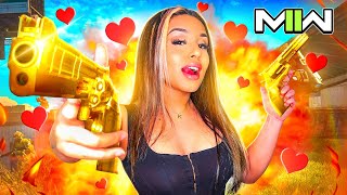 when a GIRL makes it HOT in COD LOBBIES 😘 (MODERN WARFARE 2)