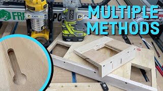 How To Make Keyhole Slots with a Palm Router, CNC, and Router Table