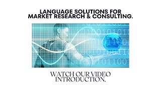 White Globe Language Solutions for the Market Research and Consulting Industry