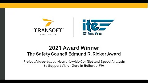 ITE Safety Council Edmund R. Ricker Award Winner