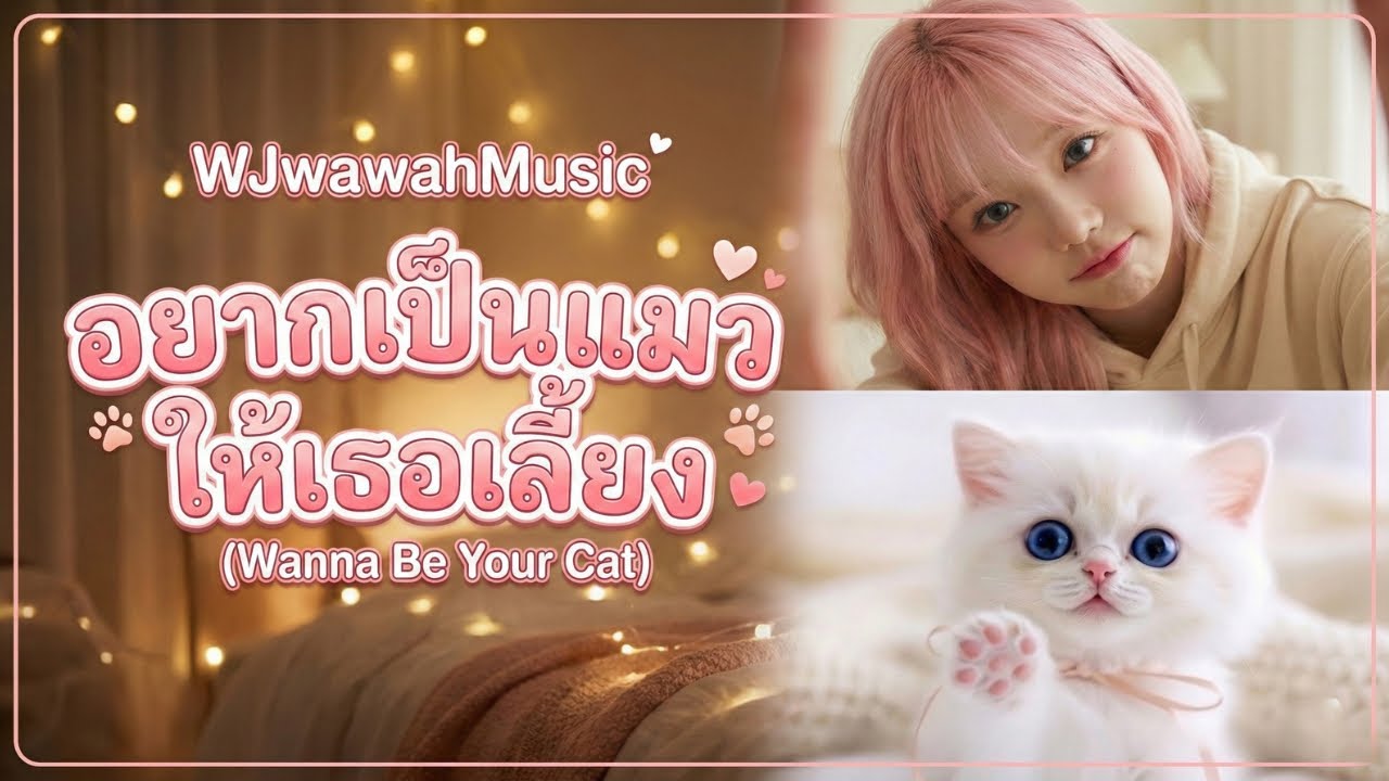 อยากเป็นแมวให้เธอเลี้ยง! 🐱 (Nya!) - @WJwawahMusic  | เพลงจีบสุดคิวท์ต้อนรับวาเลนไทน์ 💖