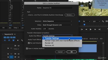 Adobe Audition CC 201: PremiereAudition Workflows - 6. Dynamic Link Transfer of Audio