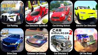 Car Parking Multiplayer,Car Simulator SportBull,Car Driving School,Electric Car Simulator,Dive Zone screenshot 1