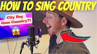 How to SING COUNTRY in 2023 (4 easy tips!) 🤠