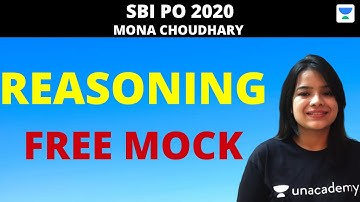 Free Mock On Reasoning for SBI PO 2020 by Mona Choudhary
