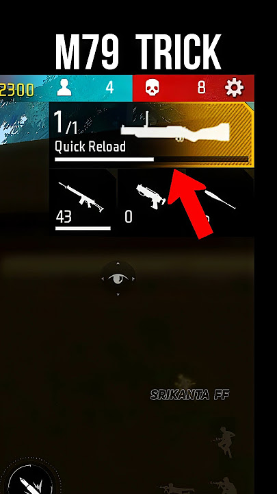 M79 Gun Trick 🔥 Free Fire BR Rank Tricks | Grenade Launcher #srikantaff