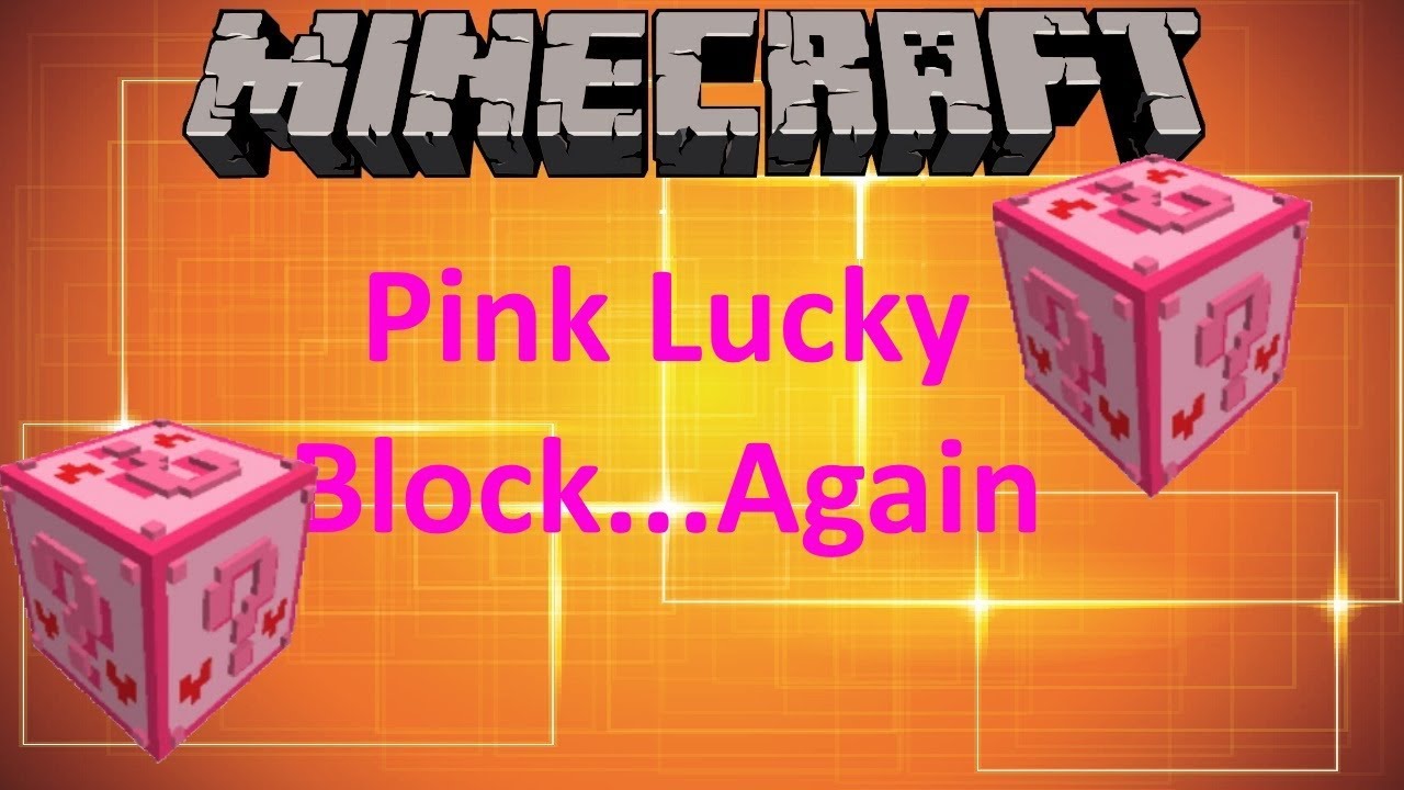 Lucky Block Pink 1 7 10 1 Customization Minecraft Curseforge - roblox lucky block mod minecraft