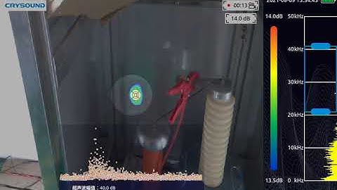 CRYSOUND CRY2623 Acoustic Imager - Partial Discharge Example 001