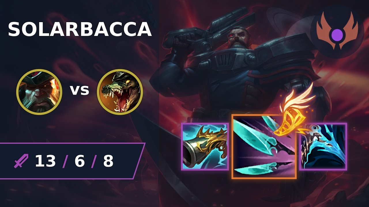[ solarbacca ] Gangplank TOP vs Renekton | EUW MASTER | LOL Season 2024 ...
