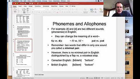 Ling 201 - Intro Linguistics - Phonology, part 1