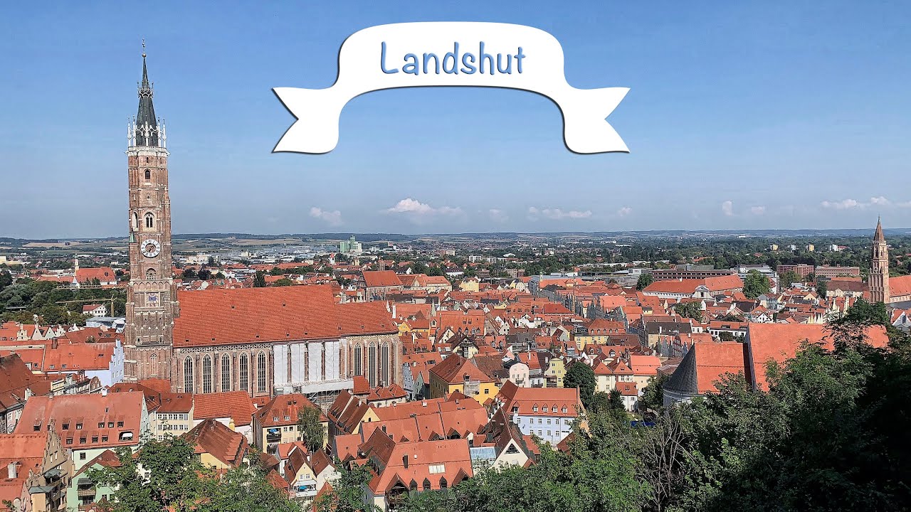 Наша прогулка в городе Ландсхут . Города Германии .