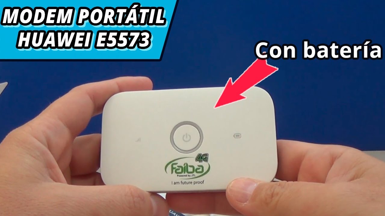 Modem MIFI portátil con batería Huawei comparte red WiFi a de una tarjeta SIM -