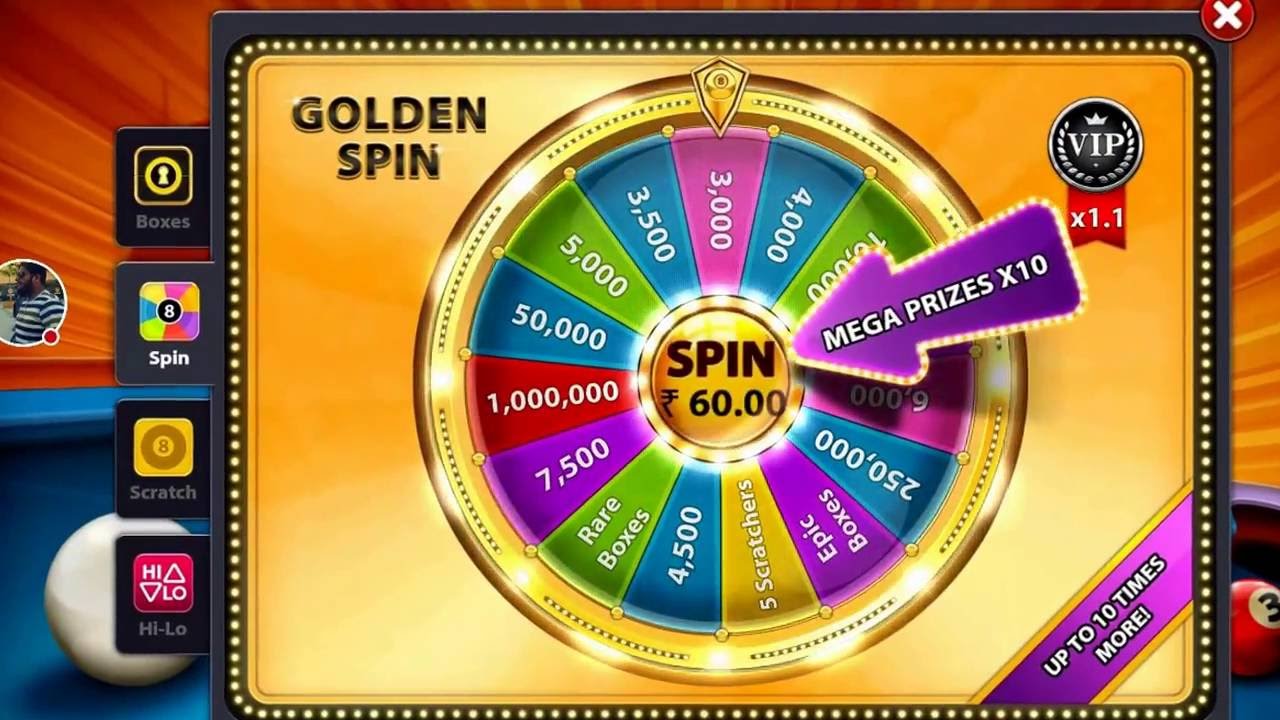 8 Ball Pool - Golden Spin and Win is a Waste of time ...