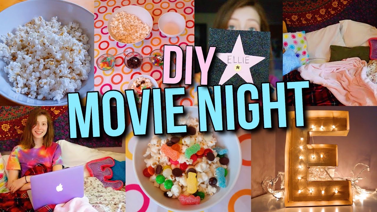  DIY  Movie  Night  Party  Treats Decor more YouTube