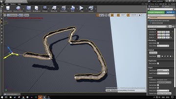 Cave splines, early prototype.
