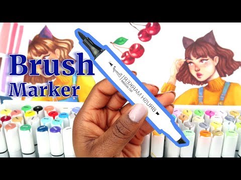 THE BEST CHEAPEST BRUSH MARKERS EVER!  Bianyo brush markers Affordable  Markers 