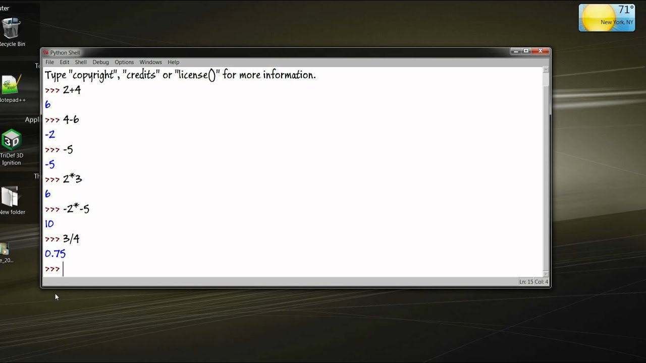 Python 3 Tutorial 3 - Built in Math Operations - YouTube