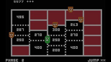 Atari 8-Bit Game Play, Time Runner