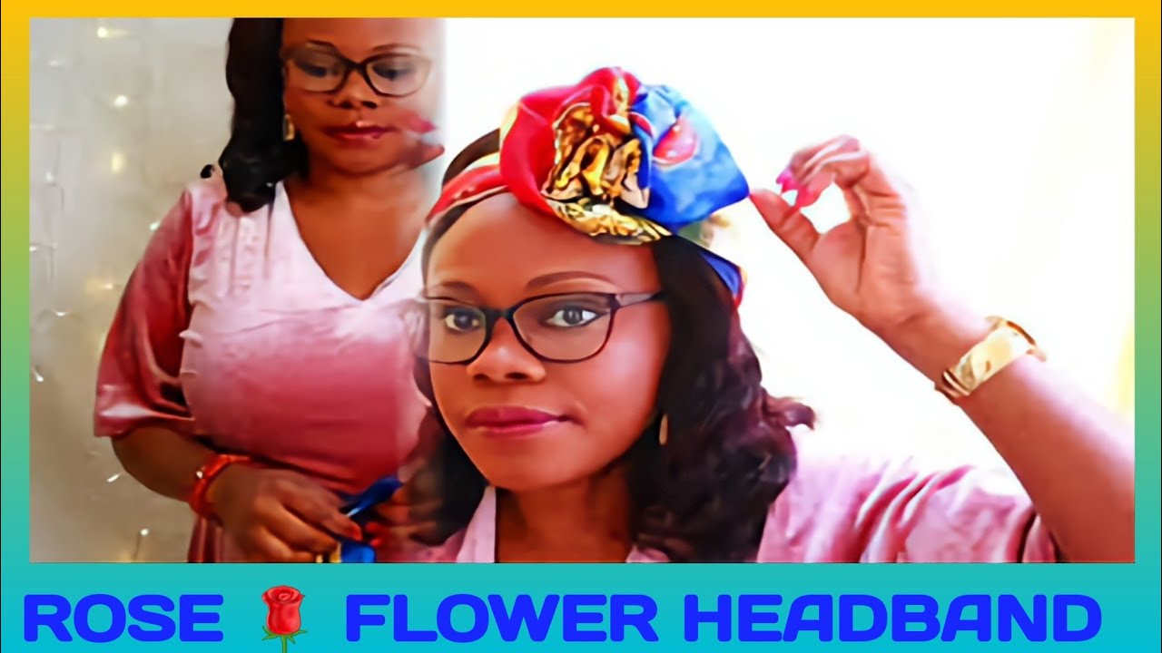 Elegant Fuchsia Floral Headwrap with Decorative Loops GEL8 0526 Fuchsia Bloom Balloon Gown - Là Fuori main image 2
