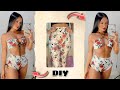 COMO TRANSFORMAR CALÇA LEGGING EM BIQUÍNI SUPER FÁCIL - DIY