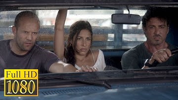 Sylvester Stallone and Jason Statham try to save the girl and kill the mercenaries / The Expendables