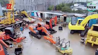 ZW Group #excavator #wheelloader construction machinery Refurbished factory in shanghai&hefei