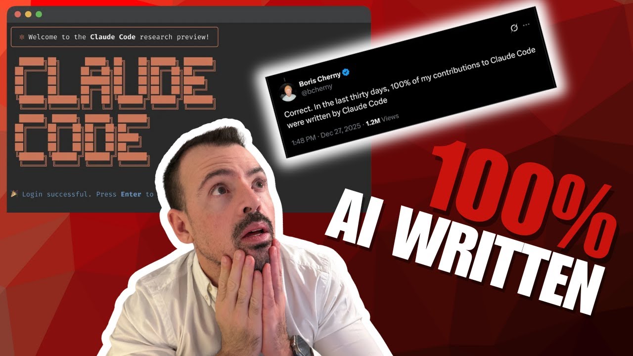 Claude Code Changed Everything - 100% AI Written Code is Here! - YouTube